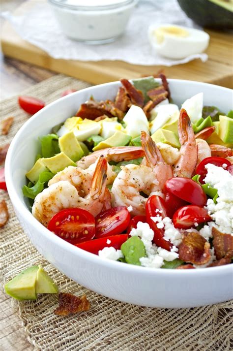 Cobb Salad With Shrimp Fashionable Foods