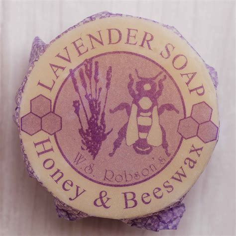 Honey And Beeswax Soap Lavender 75g Chain Bridge Honey Farm