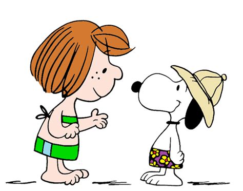snoopy and peppermint patty on a hot summer day snoopy charlie brown and snoopy woodstock