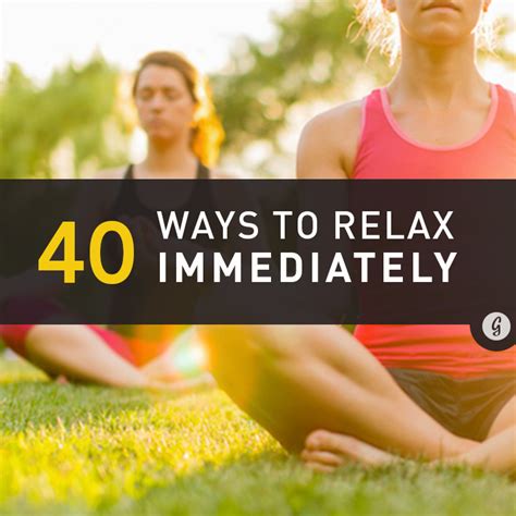 40 Ways To Relax In 5 Minutes Or Less Ways To Relax Relax Stress