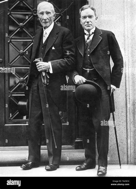 John D Rockefeller Senior Avec Son Fils John D Jr Qui A été Le