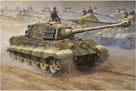 Trumpeter 1 16 Scale German King Tiger Tank With Henschel And Porsche