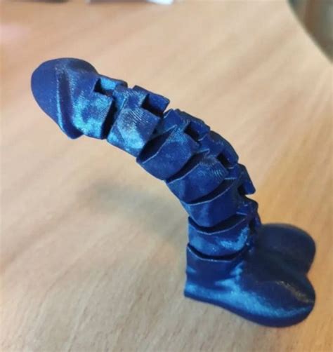 Large Articulated Penis 3d Print Nsfw Funny Weiner Balls Etsy