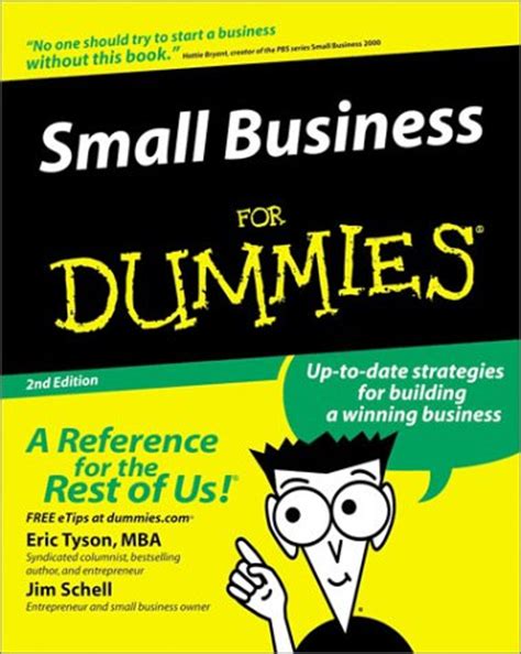We did not find results for: Small Business for Dummies by Eric Tyson — Reviews, Discussion, Bookclubs, Lists