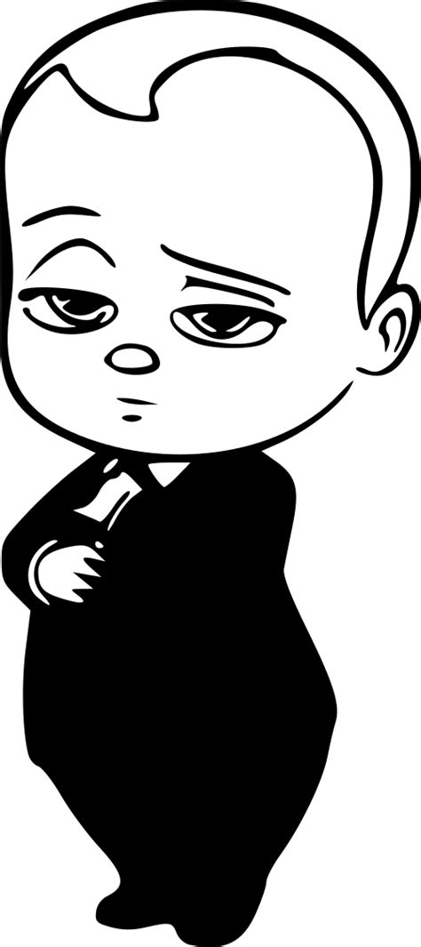 The Boss Baby Png Download Boss Baby Black Logo Original Size Png