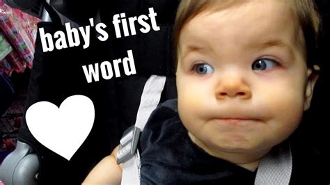 Babys First Word Youtube