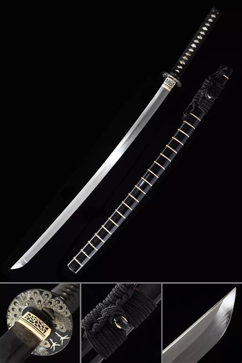 Full Tang Katana Handmade Sharp Katana Sword T10 Folded Clay Tempered