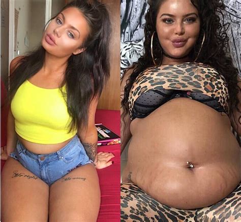 Curvage Weight Gain Feedee Before After Ajtfs Content Curvage