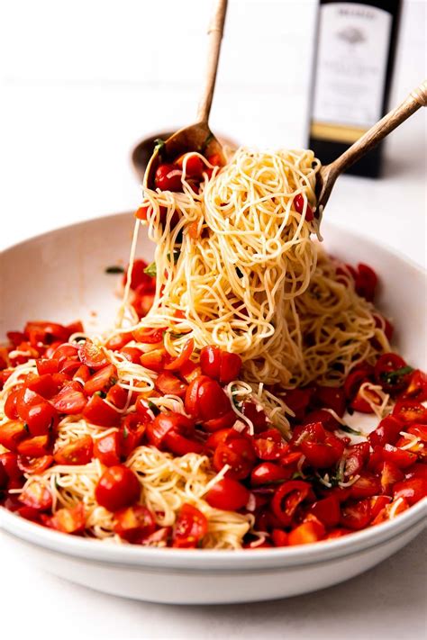 Marinated Tomato Pasta Is The Ultimate Summer Dinner Minimal Cooking