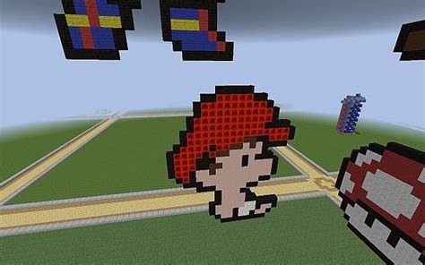 Amazing Pixel Art Minecraft Project