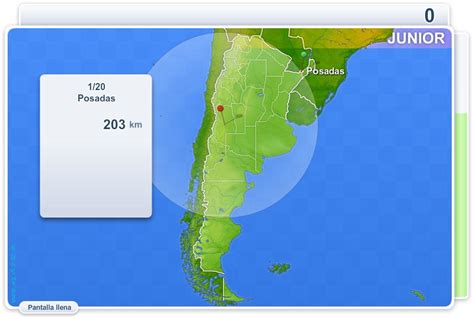 Mapa Interactivo De Argentina Ciudades De Argentina Junior Juegos