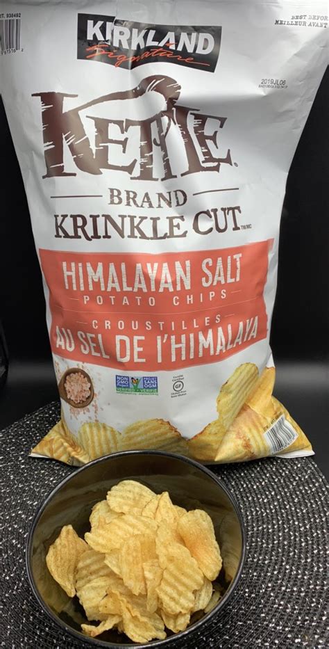 Costco Kirkland Signature Kettle Brand Krinkle Cut Himalayan Salt