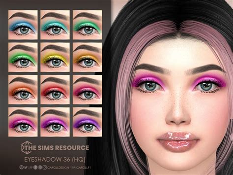 The Sims Resource Eyeshadow 36 Hq