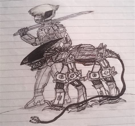 Raiden And Bladewolf By Arkenvoodai On Deviantart