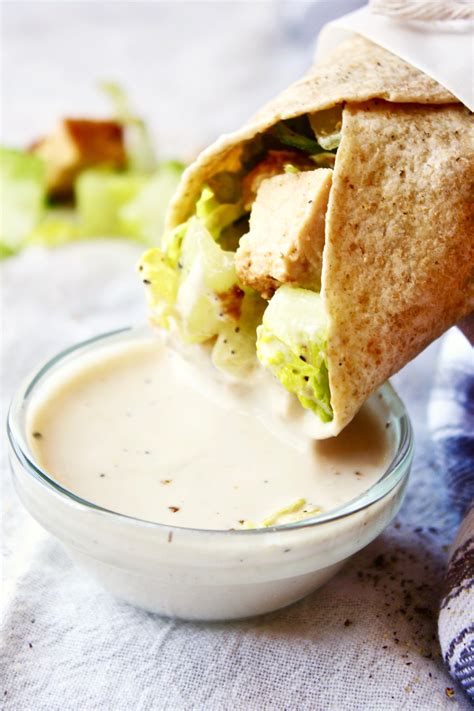 Grilled Chicken Caesar Wraps With Mayo Free Dressing