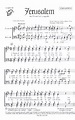 Jerusalem für Männerchor a cappella Partitur (dt) - Notenlager ...