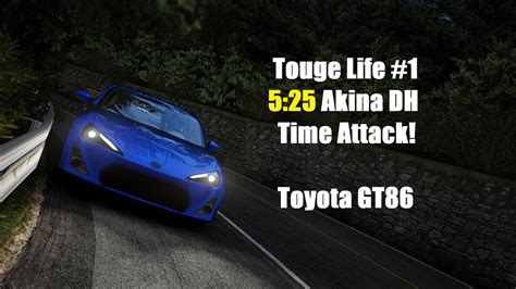 Toyota Gt86 Time Attack Akina Downhill 525 Touge Life 1 Youtube