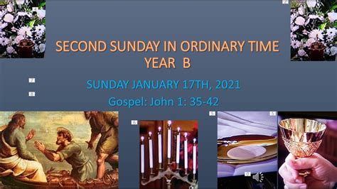 Second Sunday In Ordinary Time Year B Gospel Reading Youtube