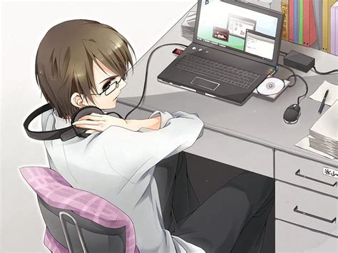 1920x1080px 1080p Free Download Laptop Art Male Lovely Glasses