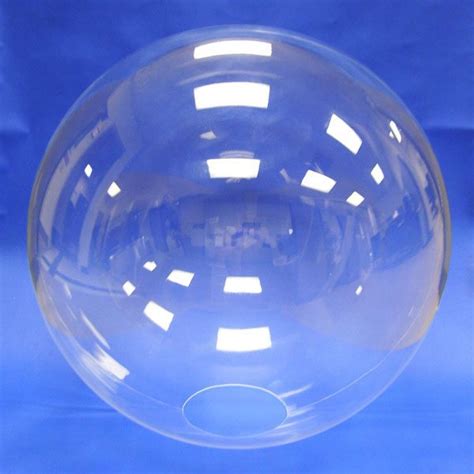 8 Clear Acrylic Sphere With Hole Seamless Plastic Domes And Spheres