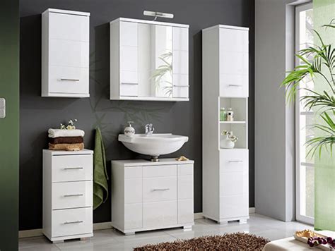 Les meubles de rangement vous donneront un coup de pouce pour decorer votre salle de bains. Element bas 3 tiroirs Bari Blanc