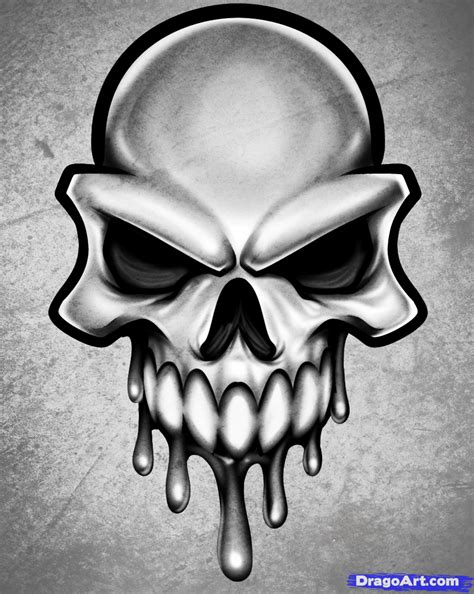 How To Draw A Skull Head Skull Head Tattoo More Skull Tattoo Design Tattoo Design Drawings