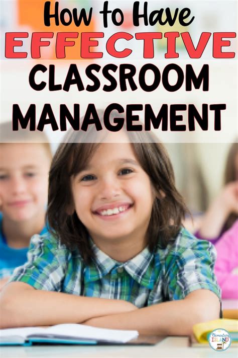 how to have effective behavior management elementary island