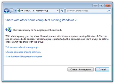 How To Share Files And Printers In Windows 7 Homegroup