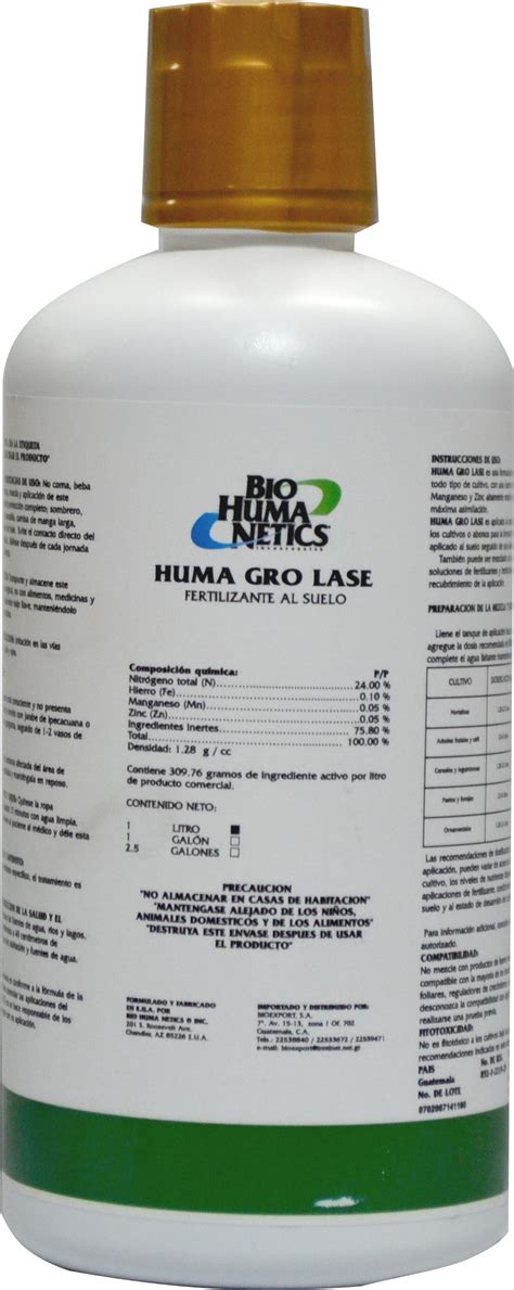 Fertilizante Huma Gro Lase Bioexport