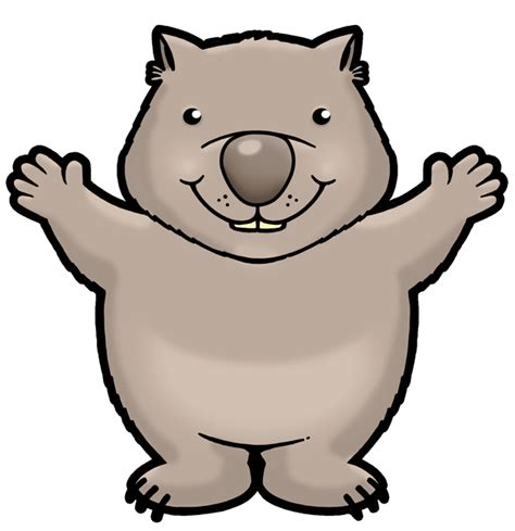 Free Cartoon Wombat Download Free Cartoon Wombat Png Images Free