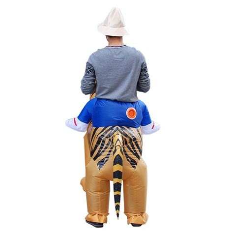 Strong Tiger Carry Me Ride On Inflatable Costume Halloween Xmas Costume