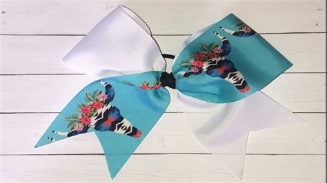 Two Toned Cheer Bow Tutorial Cheer Bow Tutorial Youtube