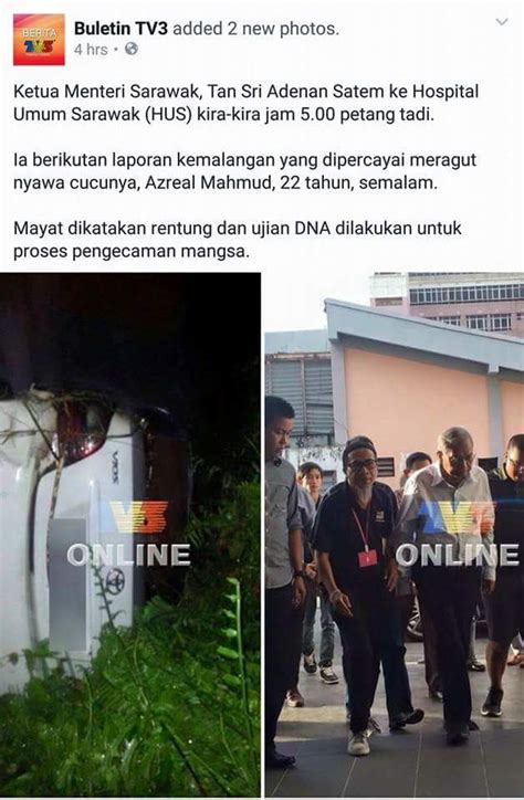 Belum ada laporan nahas akibat tumpahan minyak di jalan. KEMALANGAN DI JALAN SULTAN TENGAH,CUCU KETUA MENTERI ...