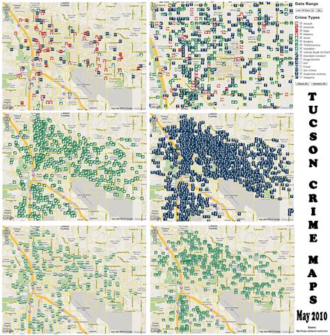 Tucson Az Crime Map May 2010 Click Here For The Interacti Flickr