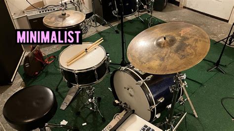 How To Play A Two Piece Drum Kit Minimalist Drum Lesson Youtube