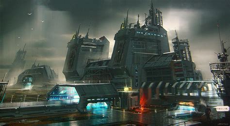 Pin By Brandon Michaels On Space Station In 2020 Alien Concept Art