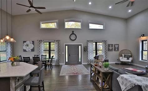 It only has one bedroom and one bathroom. Barndominium Interior in 2020 | Barndominium interior ...