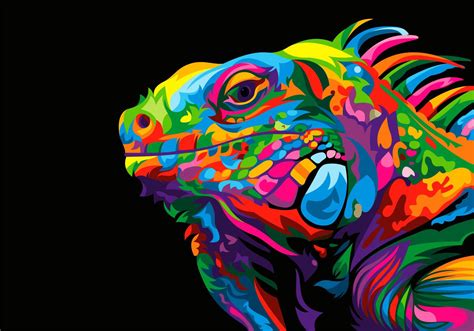 13 Colorful Animal Vector Illustration On Behance Colorful Animal