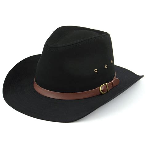 Stetson Hat Hawkins Black Beige Cowboy Brim Western Mens Womens