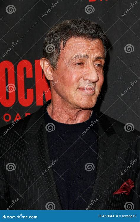 Sylvester Stallone Editorial Stock Image Image Of York 42304314