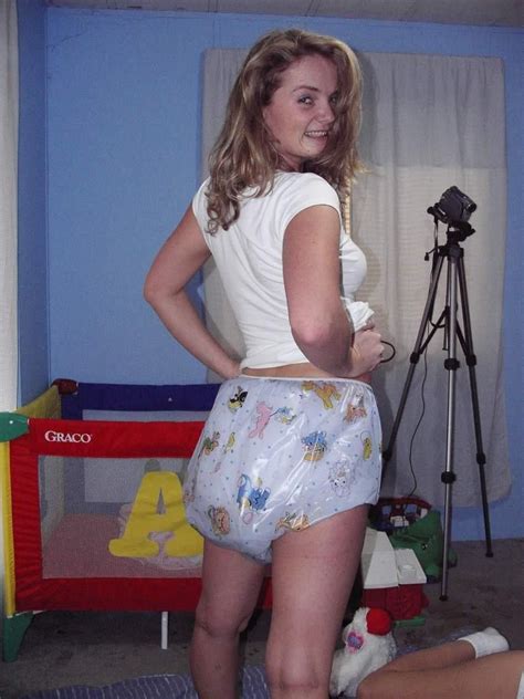 Cottonandplastic Plastic Pants Diaper Girl Bedwetting Play Women Wearing Diapers Min