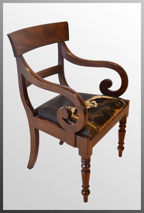 Regency Armchair English Chair Scroll Arm Antiques Atlas