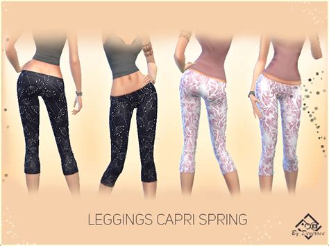 The Sims Resource Leggings Capri Spring