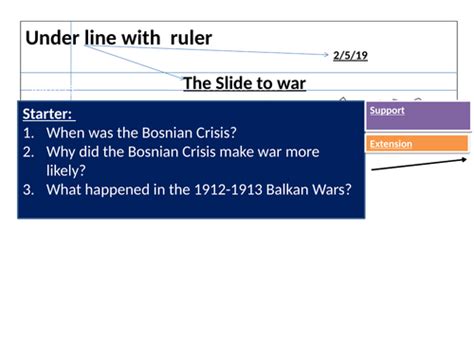 Short Term Causes Of Ww1 Teaching Resources