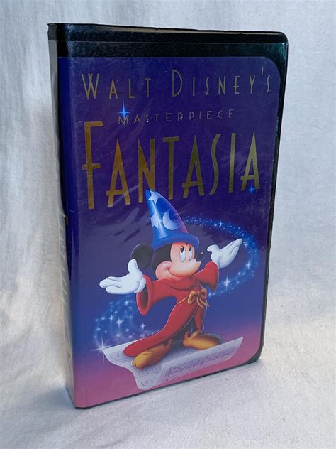 Rare Fantasia Vhs Walt Disney S Masterpiece Vintage Movie Etsy