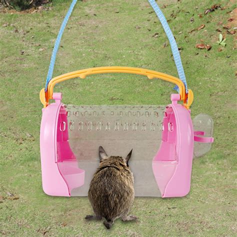 Hamster Carrier Cage Guinea Pig Travel Transport Dwarf Hamster Portable