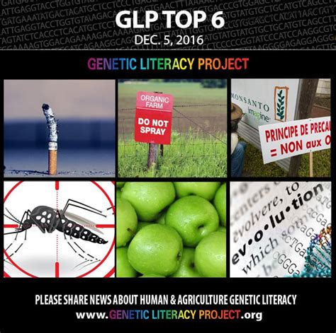 Genetic Literacy Projects Top 6 Stories For The Week December 5 2016