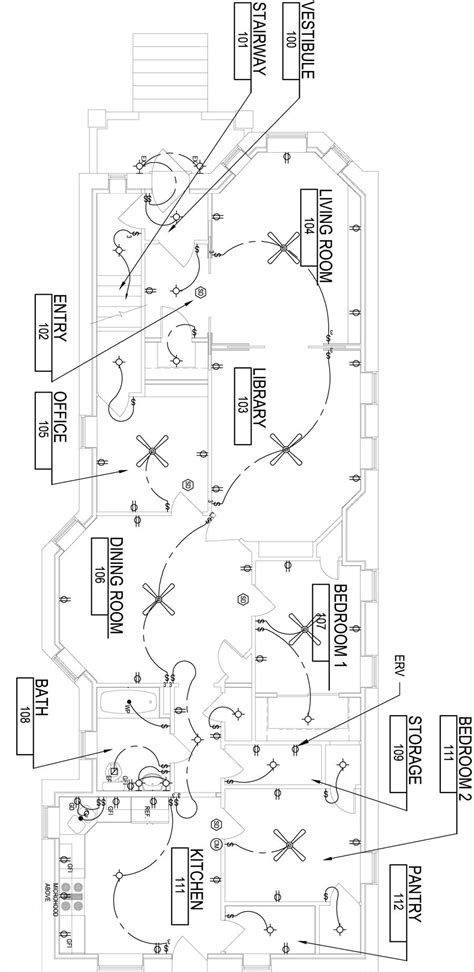 Electrical Floor Plan With Power Layout Details