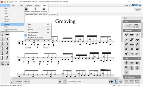 Crescendo music notation is the perfect software to start composing your music today. Download Crescendo Music Notation Editor 6.25 Beta