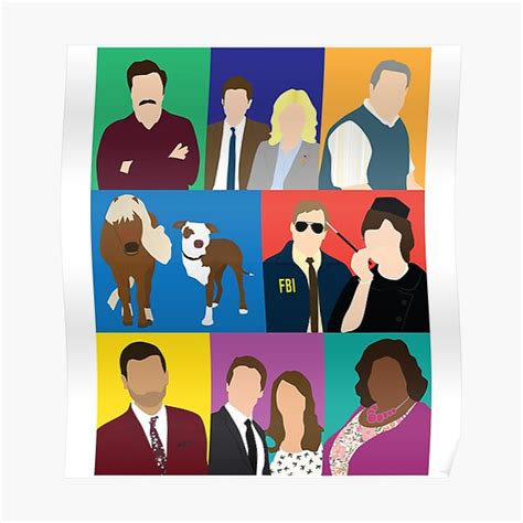 Parks And Rec Poster For Sale By Parksrecfunny Redbubble